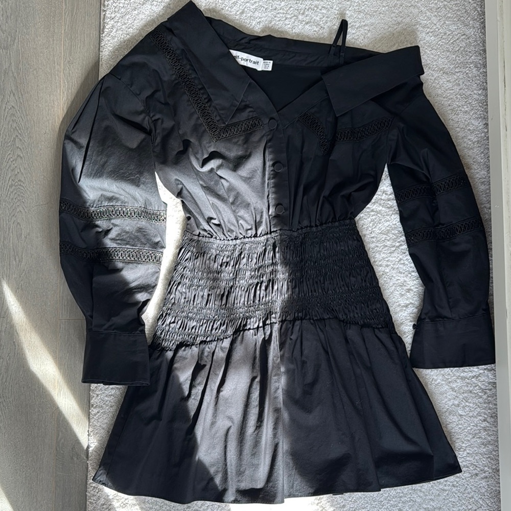 Elegant Black Off-Shoulder Dress